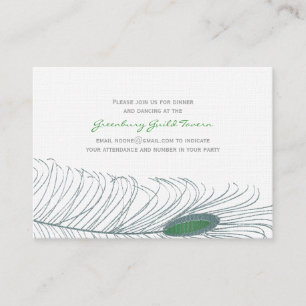 Feather Wedding II Business Card