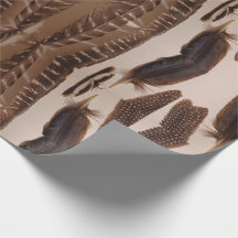 Feather Wrapping Paper