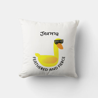 Feathered and Fierce Cushion