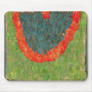 Feathered cape mouse pad