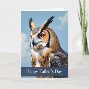Feathered Fathers Day Grace Card