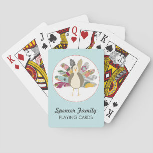 Feathered Friend Personalised Playing Cards