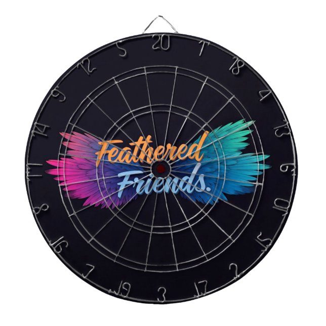 Feathered Friends  Dartboard (Front)