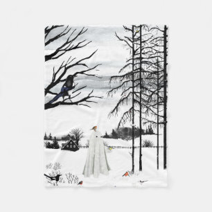 Feathered Friends Fleece Blanket