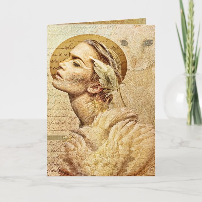 feathered friends greeting card (Front)