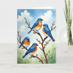 Feathered Friends Mothers Card