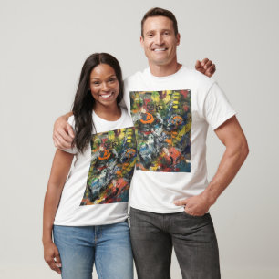 Feathered Goddess Abstract Hankamer Artjunkhaus T-Shirt