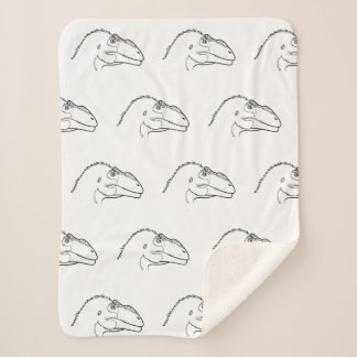 Feathered Siats meekerorum Sherpa blanket