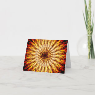 Feathered Sun Notecard