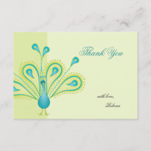 Feathered Thank You Card