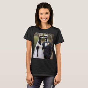 "Feathered Vows: An Emu-tiful Marriage Union" T-Shirt