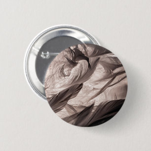 Feathers 6 Cm Round Badge