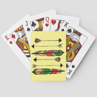 Feathers and Arrows Playing Cards