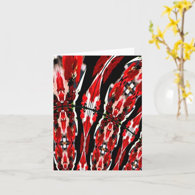 Feathers....... Card (Yellow Flower)