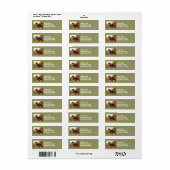 Feathers Clydesdale Draught   Horse Address Labels (Full Sheet)