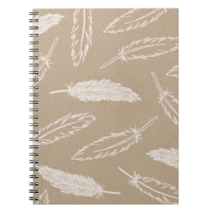 Feathers Falling Journal - Kraft