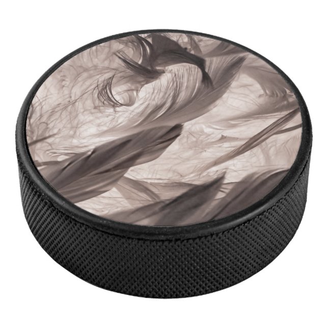 Feathers Hockey Puck (3/4)