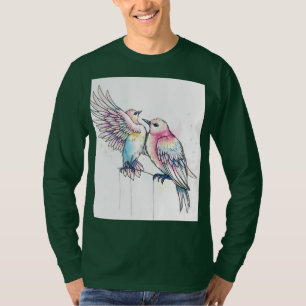 Feathers in Flight: The Spirit of Avian Freedom T-Shirt