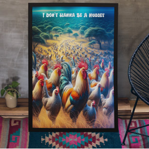 Feathers in the Breeze Poster