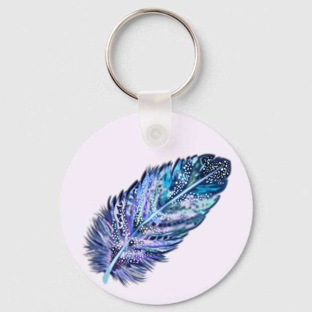 Feathers Keychain - Your Colours (Front)
