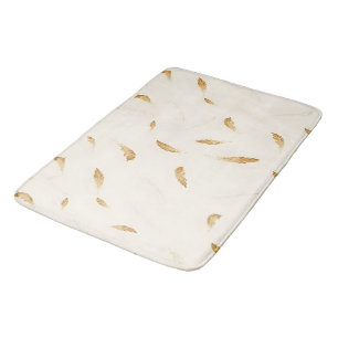 Feathers Luxury Modern Boho Collection Bath Mat