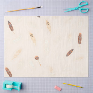 Feathers Luxury Popular Boho Collection Tissue Paper