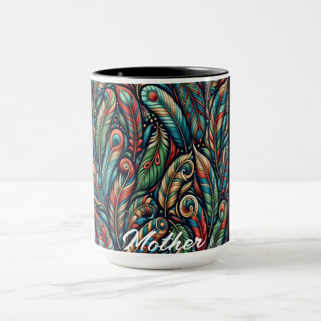 Feathers Mother Mug (Center)