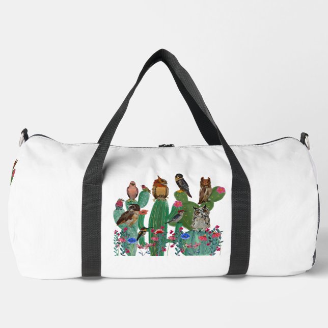 FEATHERS OF THE DESERT DUFFLE BAG (Front)