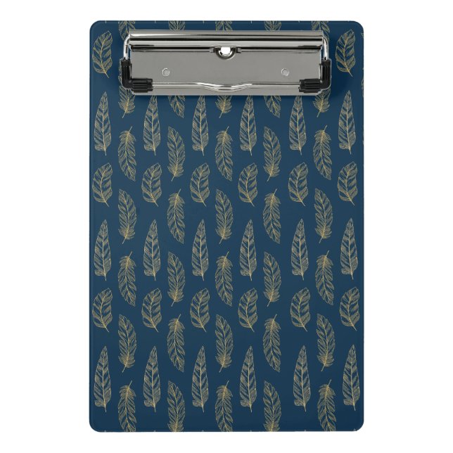 Feathers pattern mini clipboard (Front)