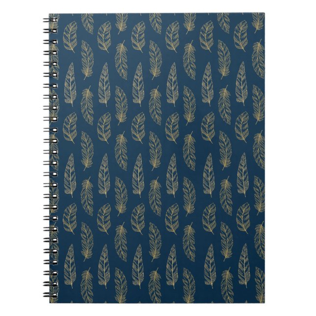 Feathers pattern notebook (Front)
