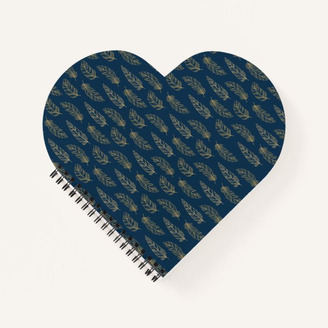 Feathers pattern notebook (Front)