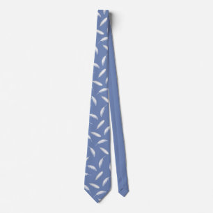 Feathers pattern tie