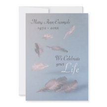 Feathers - Personalised Funeral / Life Celebration