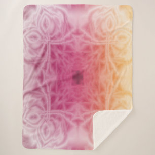 Feathers Sherpa Blanket