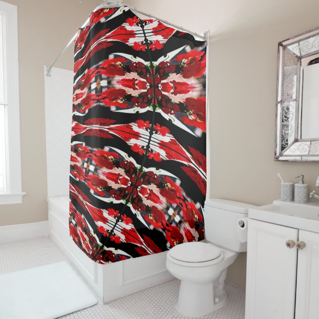 Feathers....... Shower Curtain (In Situ)