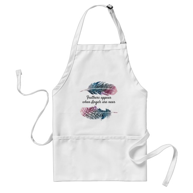 "Feathers" with Quote Standard Apron (Front)