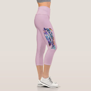 Featherweight Feather -MMA Kick Boxing- Gym Lover Capri Leggings