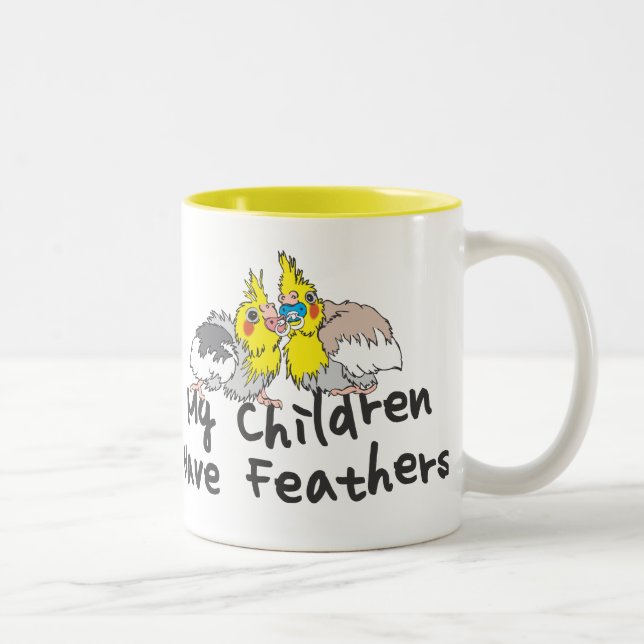 Feathery Children Mug (Right)