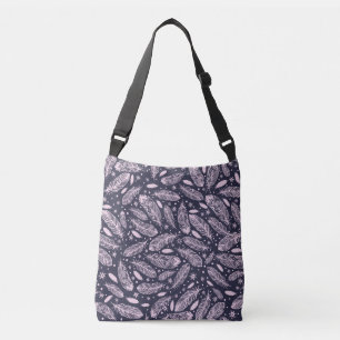 Feathery Fantasy: Romantic Pattern Creation Crossbody Bag