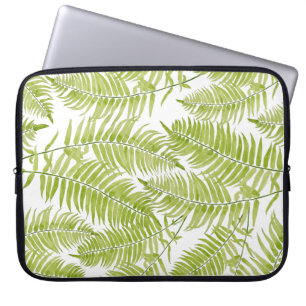 Feathery Fern on a Laptop Sleeve