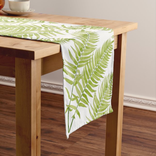 Feathery Fern on a Table Runner (In Situ)