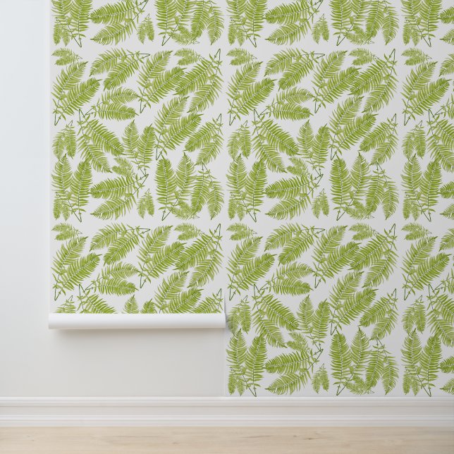 Feathery Fern on a  Wallpaper (Application)