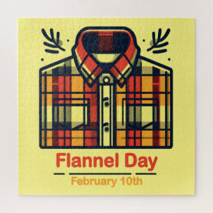 Feb 10th - Flannel Day Jigsaw Puzzle
