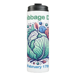 Feb 17th Cabbage Day Thermal Tumbler