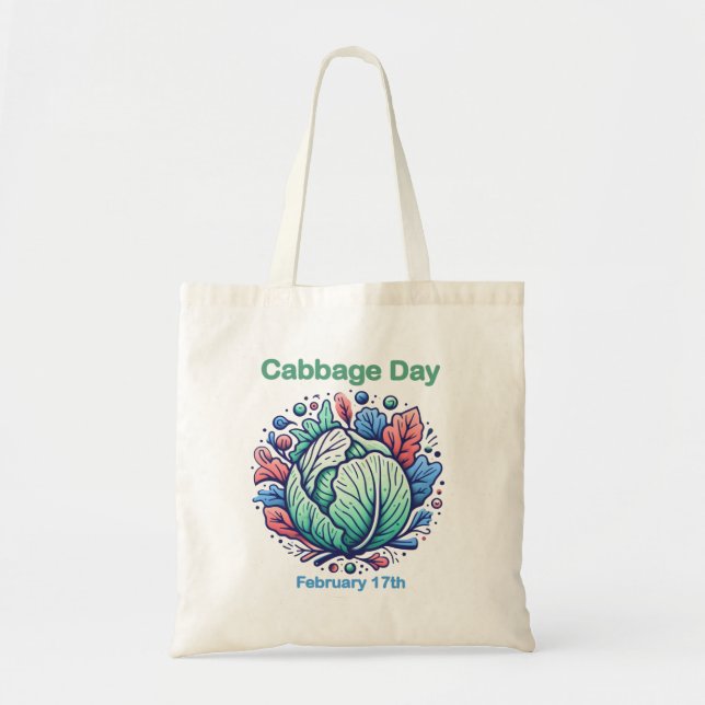 Feb 17th Cabbage Day Tote Bag (Front)