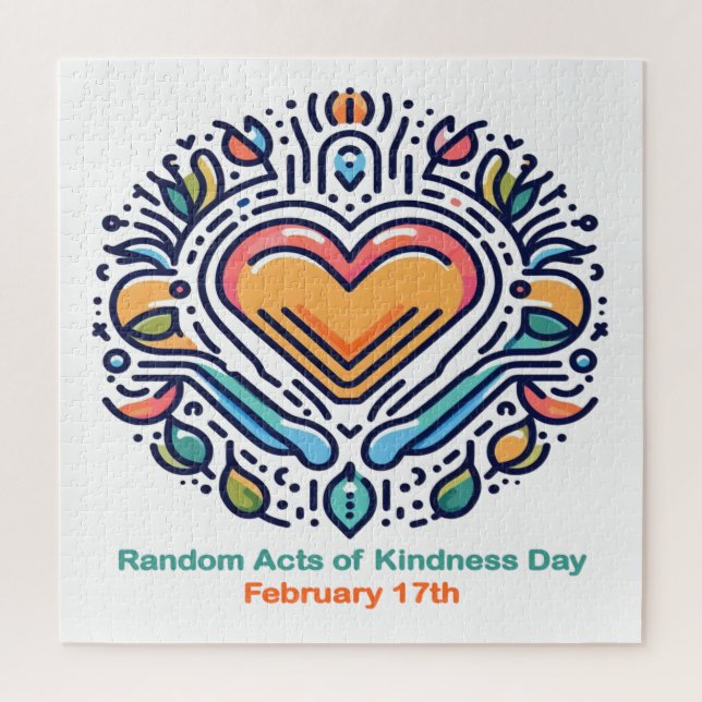 Feb 17th Random Acts of Kindness Day Jigsaw Puzzle (Vertical)
