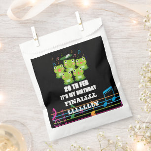 Feb 29th Leap Day ,it's my birthday leap year born Favour Bag