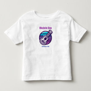 Feb 2nd - Ukulele Day Toddler T-Shirt