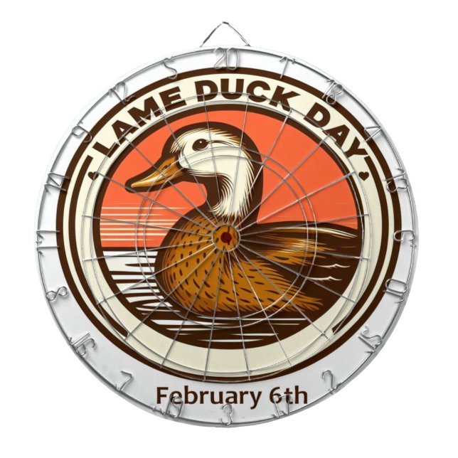 Feb 6th - Lame Duck Day Dartboard (Front)