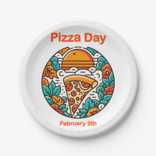 Feb 9th - Pizza Day Paper Plate